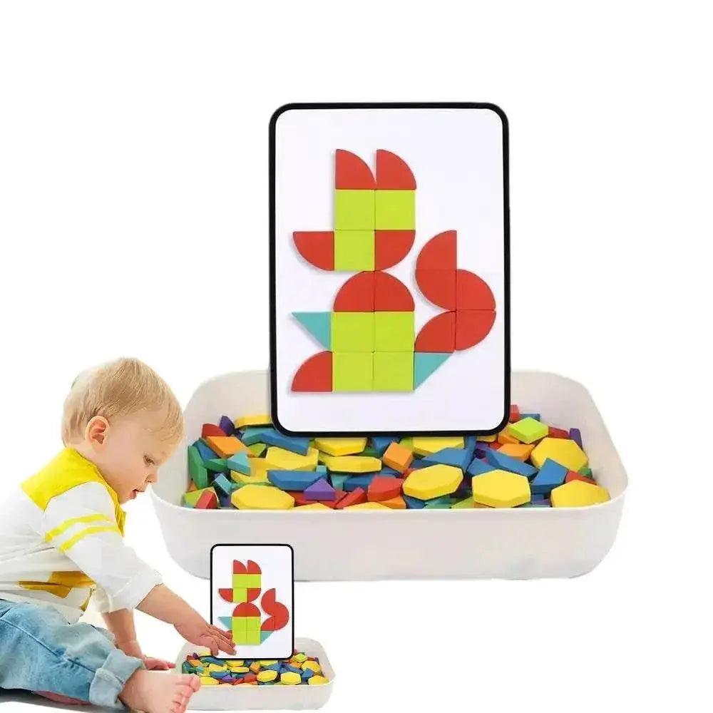  Magnetic Wooden Travel Tangram Puzzle - Fun & Educational Game for All Ages -  ToylandEU™