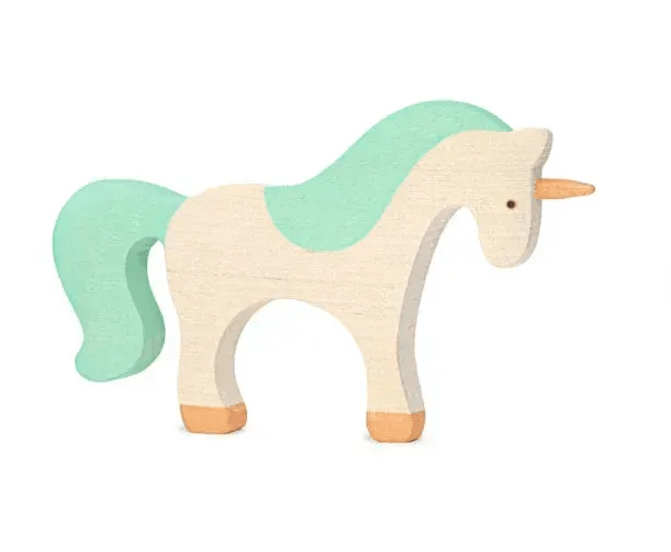  Wooden Unicorn Toy Handmade Safe Water Based Paint -  ToylandEU™