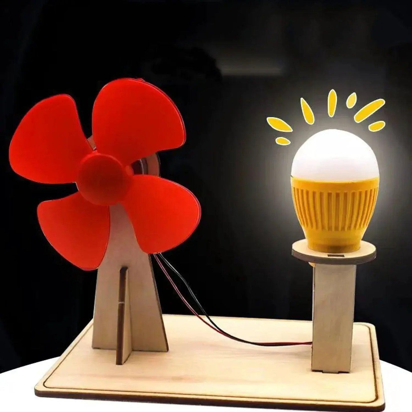  Wooden Wind Turbine STEM Toy Kit For Kids -  ToylandEU™