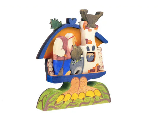 Wooden Witch Baba Yaga Puzzle Set For Creative Kids - ToylandEU