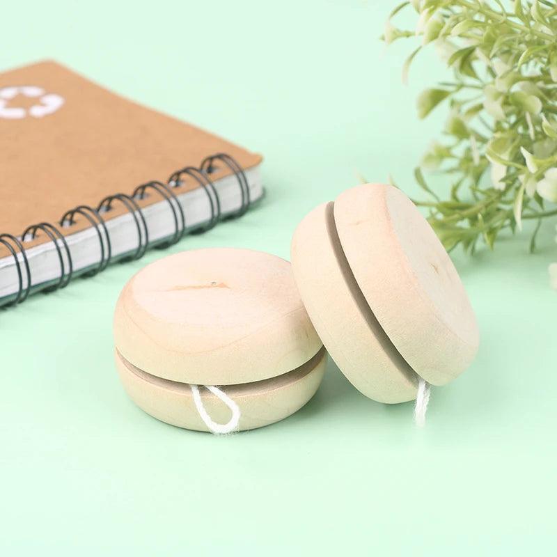  Wooden Yoyo Toy | Mini Round Size | Toylandeu™ 