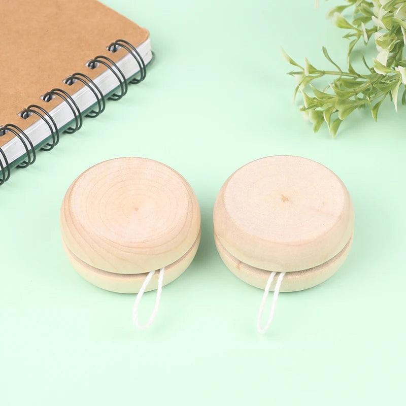  Wooden Yoyo Toy | Mini Round Size | Toylandeu™ 