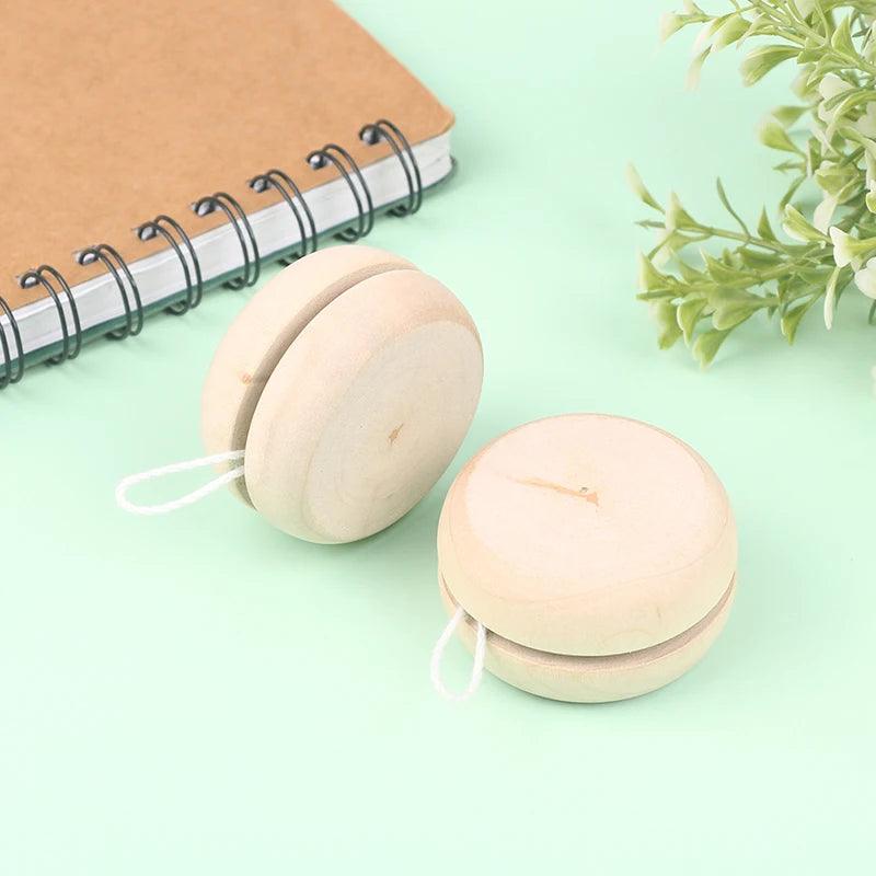  Wooden Yoyo Toy | Mini Round Size | Toylandeu™ 