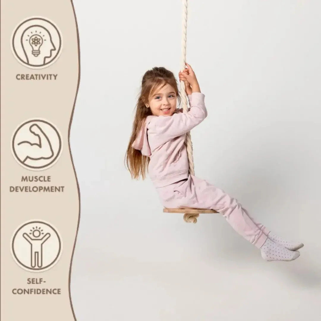 Goodevas Disc Rope Swing For Kids Dual Swing And Bungee - ToylandEU