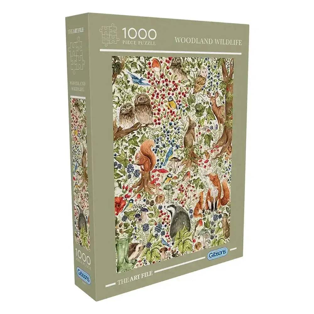 Woodland Wildlife Jigsaw Puzzle 1000 Pieces for Cozy Winter Fun - ToylandEU