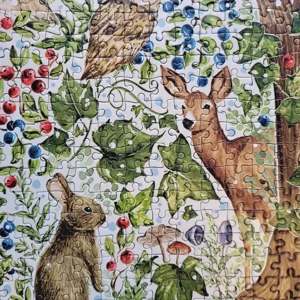 Woodland Wildlife Jigsaw Puzzle 1000 Pieces for Cozy Winter Fun - ToylandEU