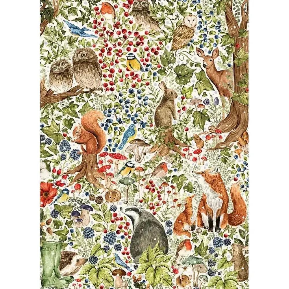  Woodland Wildlife Jigsaw Puzzle 1000 Pieces Cozy Winter -  ToylandEU™