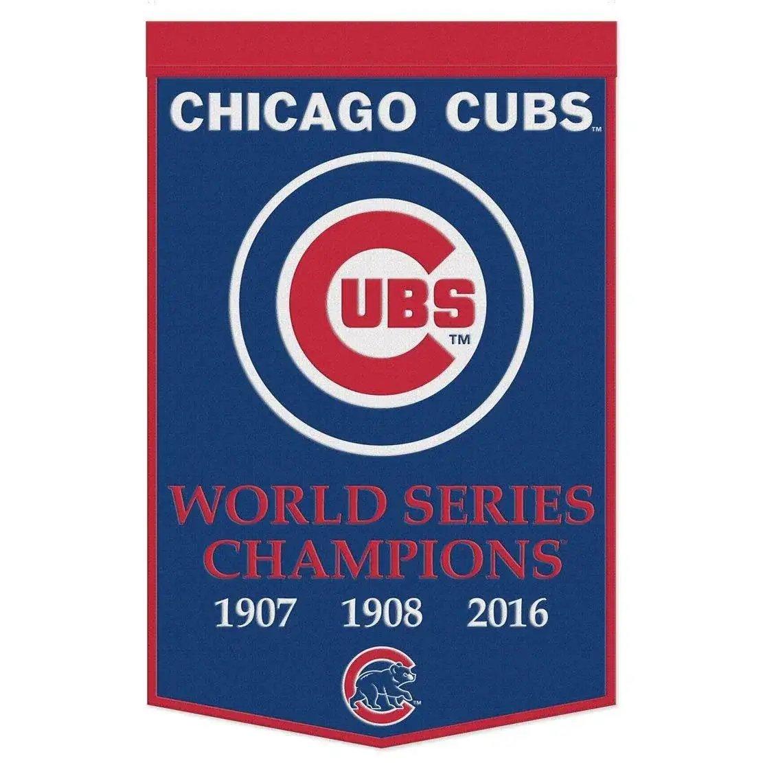  Chicago Cubs Wool Banner 24x38 Dynasty Champ Design -  ToylandEU™