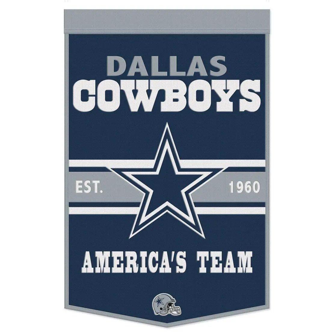  Dallas Cowboys Wool Banner 24x38 Dynasty Slogan Design -  ToylandEU™
