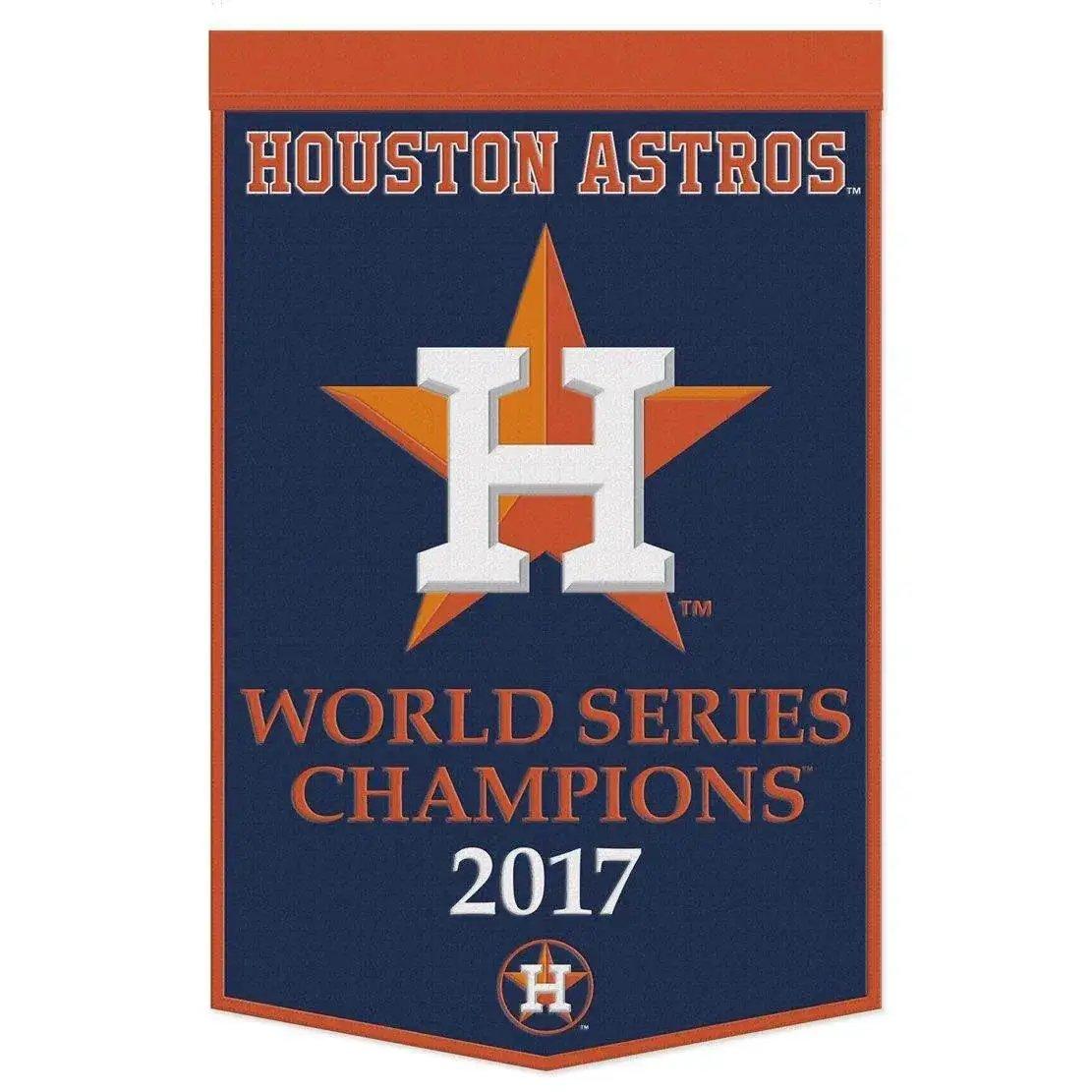  Houston Astros Wool Banner 24x38 Dynasty Champ Design -  ToylandEU™