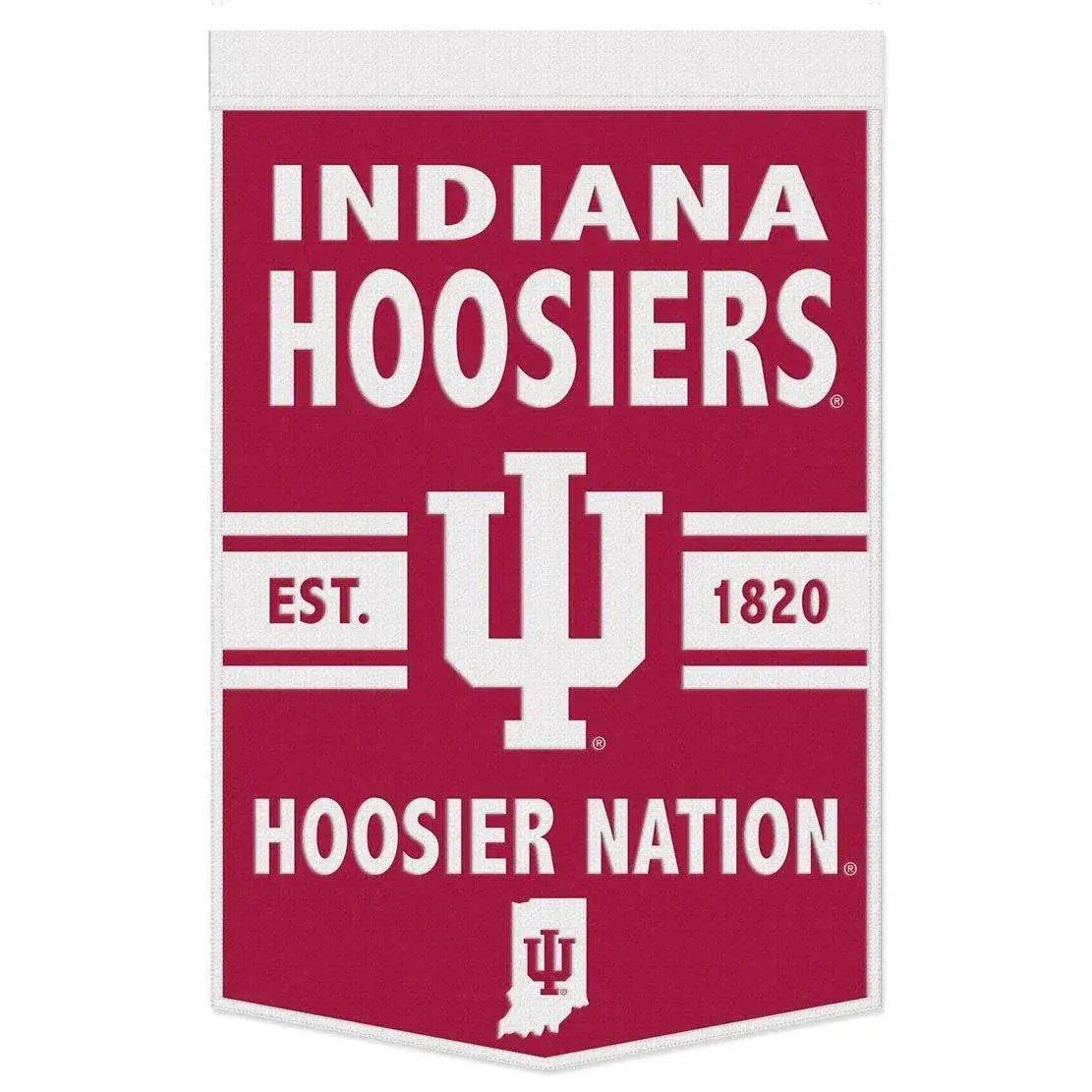  Indiana Hoosiers Wool Banner 24x38 Dynasty Slogan Design -  ToylandEU™
