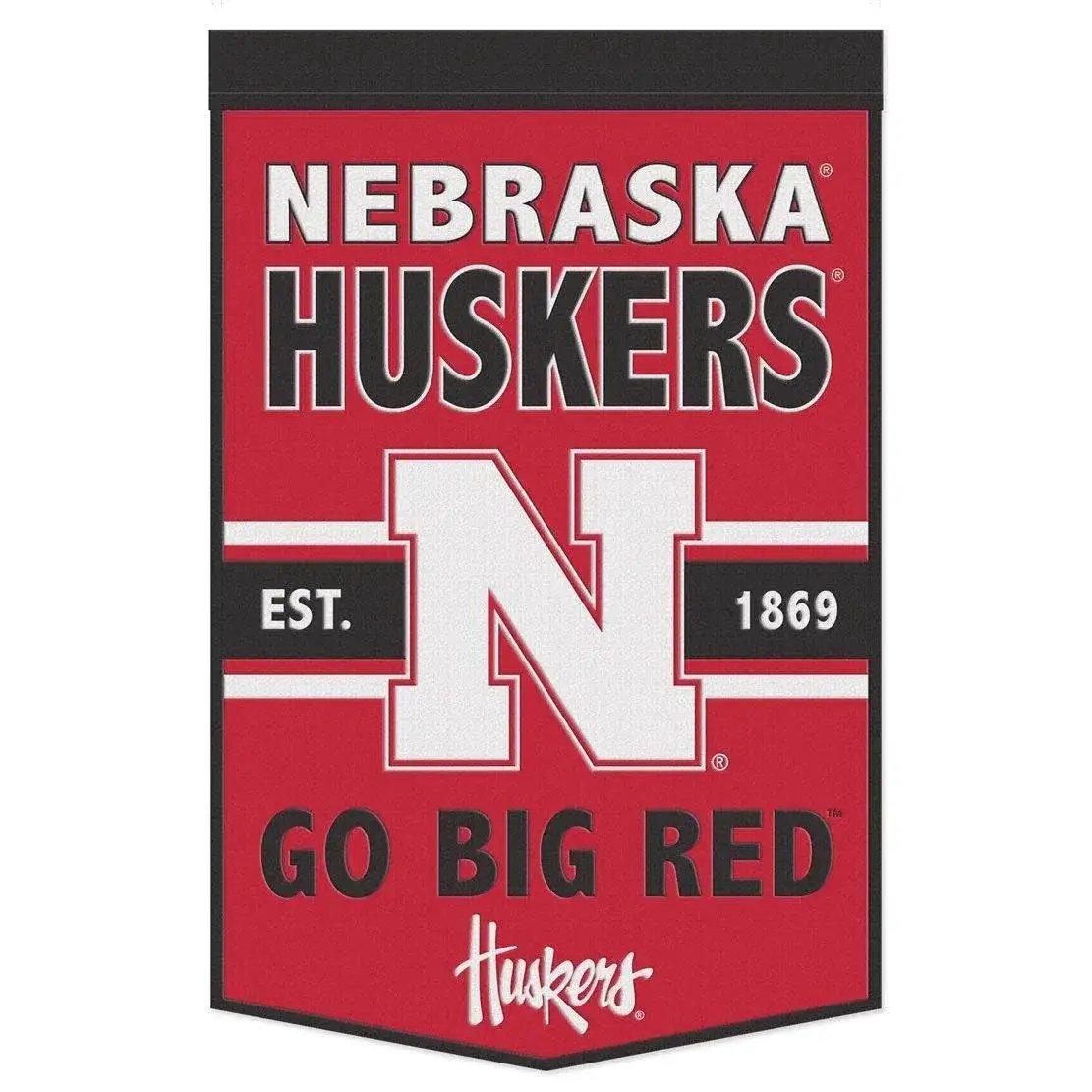 Nebraska Cornhuskers Wool Banner 24x38 Dynasty Slogan -  ToylandEU™