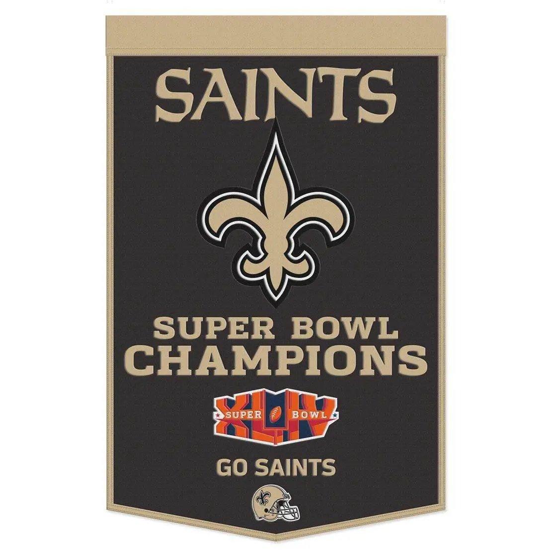  New Orleans Saints Wool Banner 24x38 Dynasty Champ Design -  ToylandEU™