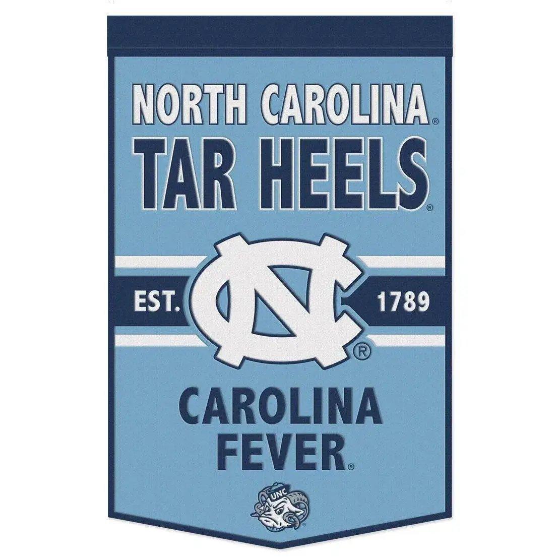  North Carolina Tar Heels Wool Banner 24x38 Dynasty Slogan -  ToylandEU™