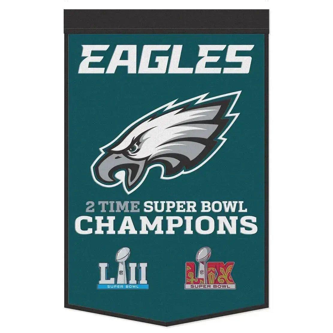  Philadelphia Eagles Wool Banner 24x38 Dynasty Champ Design -  ToylandEU™