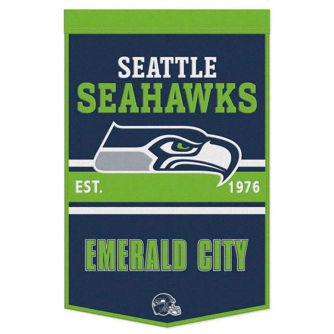  Seattle Seahawks Wool Banner 24x38 Dynasty Slogan Design -  ToylandEU™