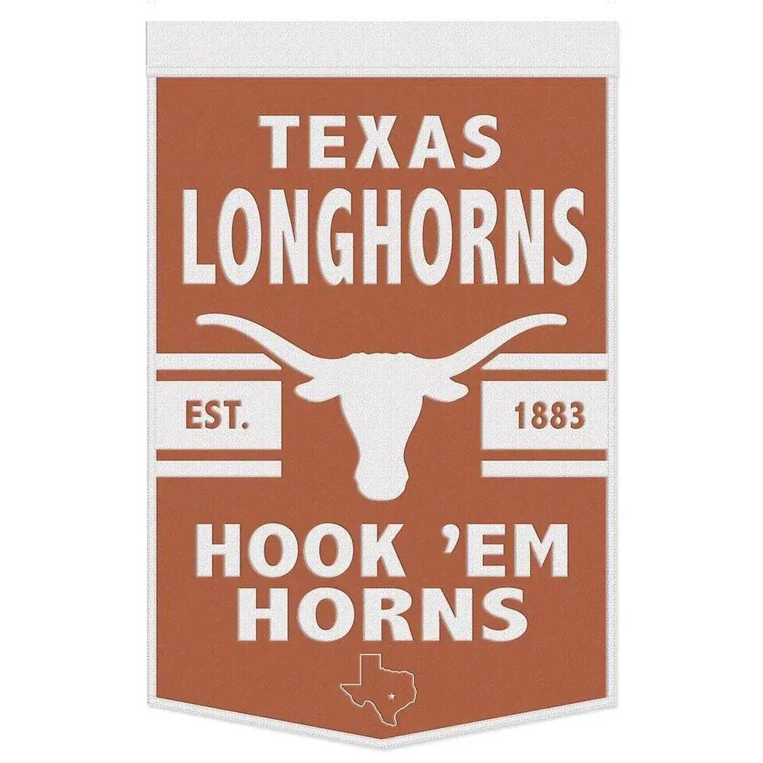  Texas Longhorns Wool Banner 24x38 Dynasty Slogan Design -  ToylandEU™