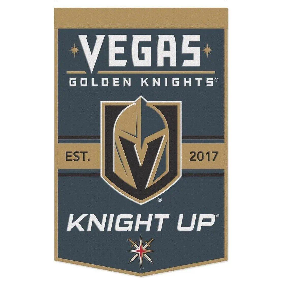  Vegas Golden Knights Wool Banner 24x38 Dynasty Slogan -  ToylandEU™