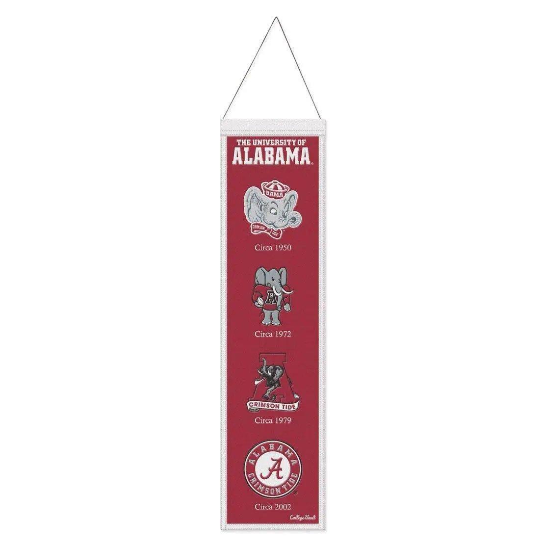  Alabama Crimson Tide Wool Banner 8x32 Heritage Evolution -  ToylandEU™