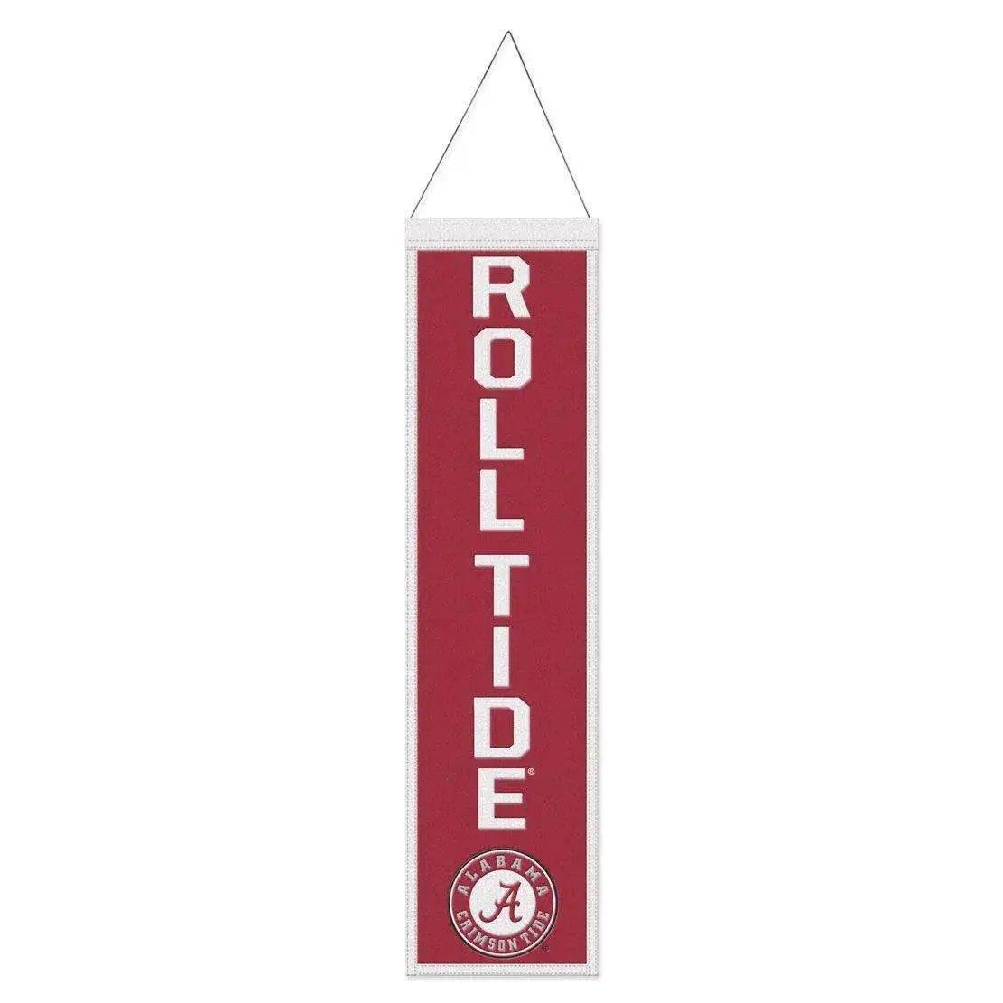  Alabama Crimson Tide Wool Banner 8x32 Heritage Slogan -  ToylandEU™