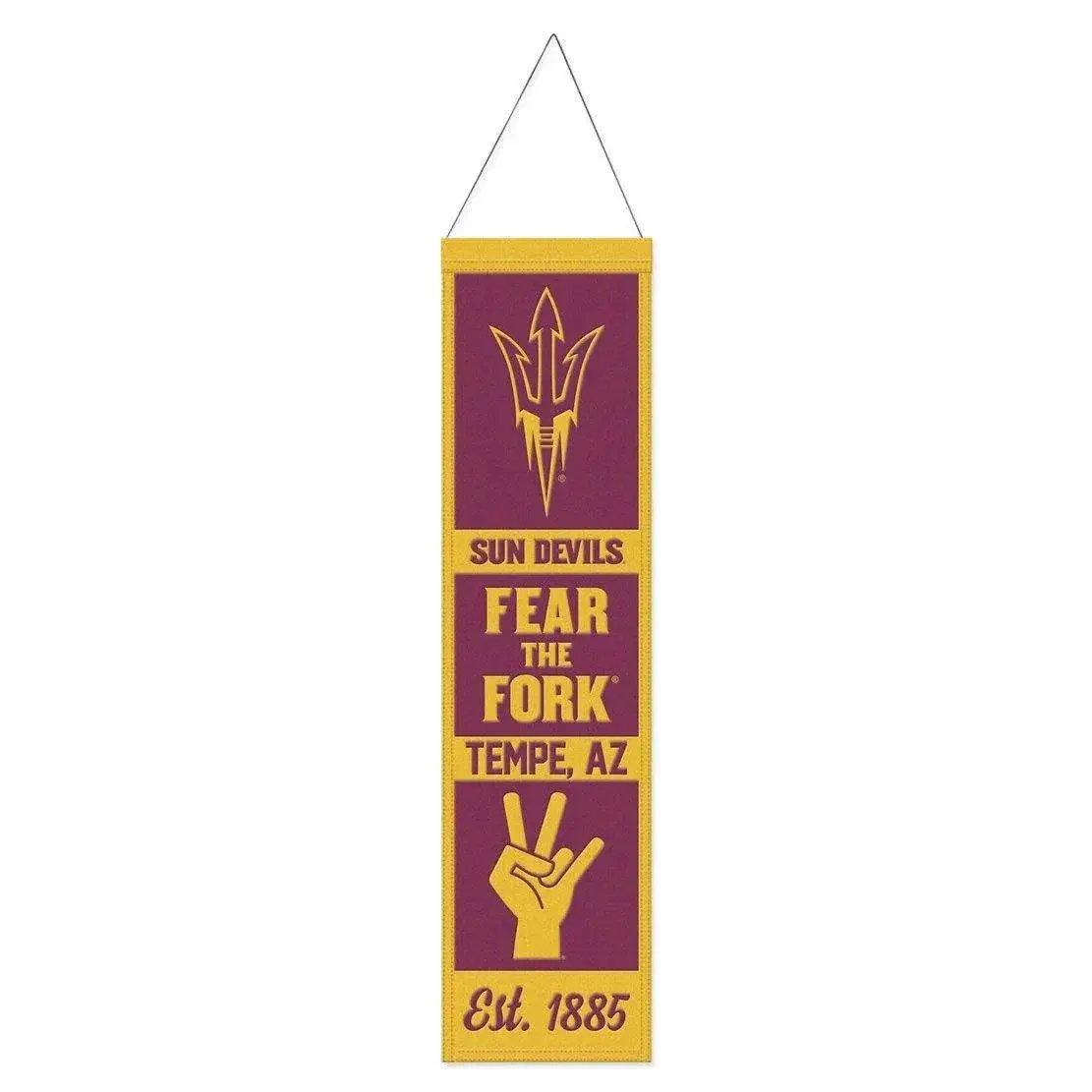  Arizona State Sun Devils Wool Banner 8x32 Heritage Slogan -  ToylandEU™
