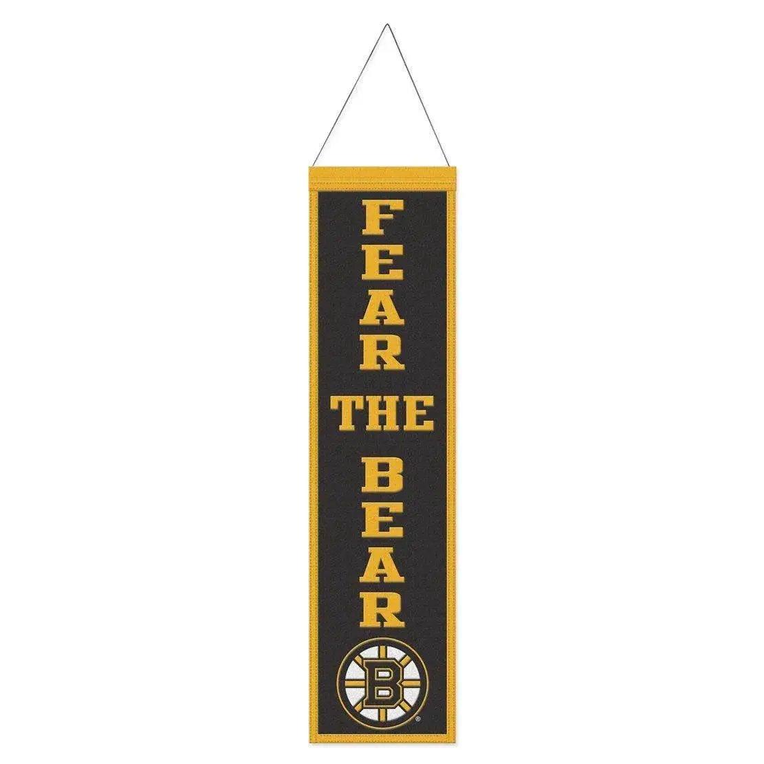  Boston Bruins Wool Banner 8x32 Heritage Slogan Design -  ToylandEU™