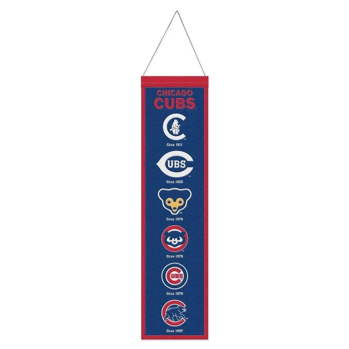 Chicago Cubs Wool Banner 8x32 Heritage Evolution Design -  ToylandEU™
