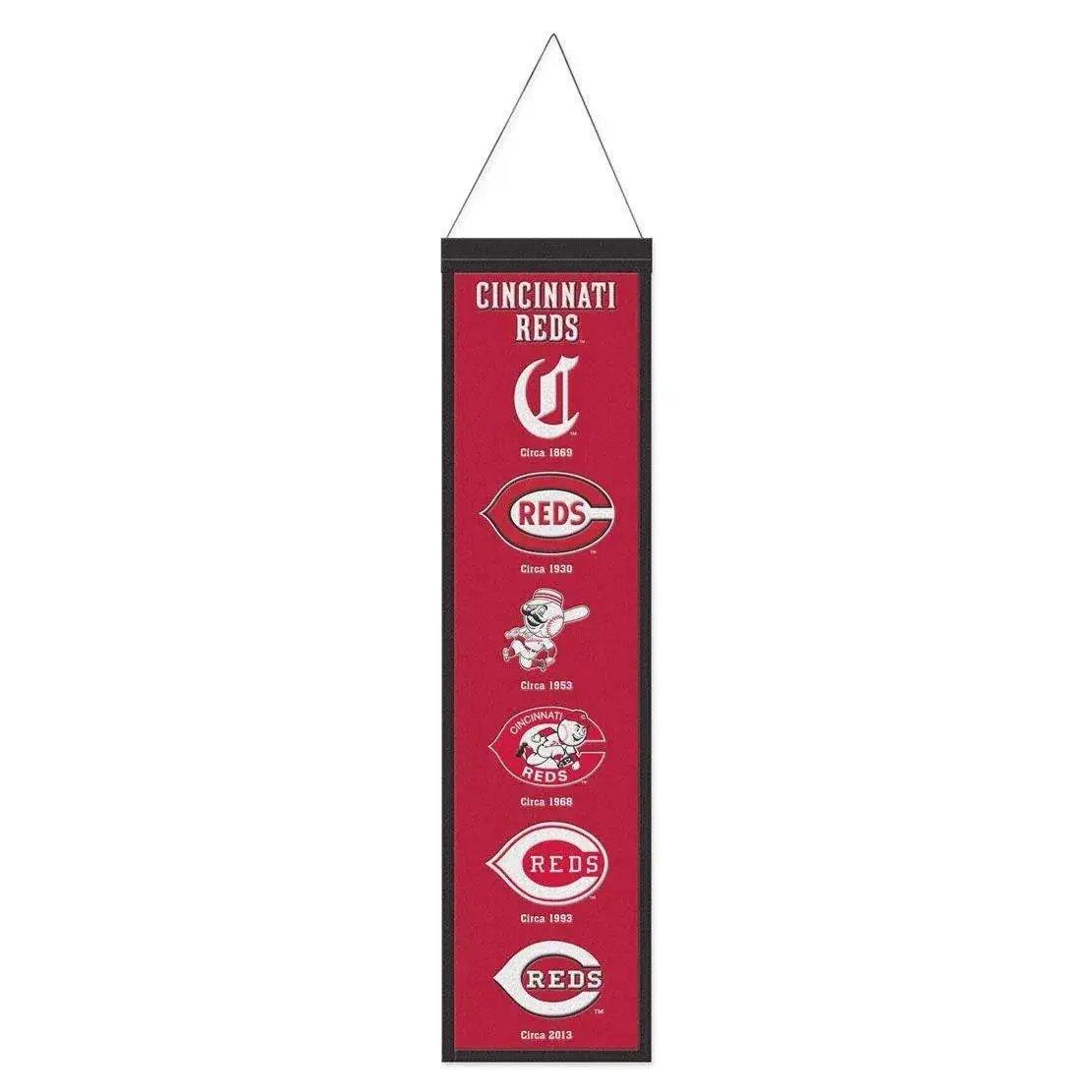  Cincinnati Reds Wool Banner 8x32 Heritage Evolution Design -  ToylandEU™
