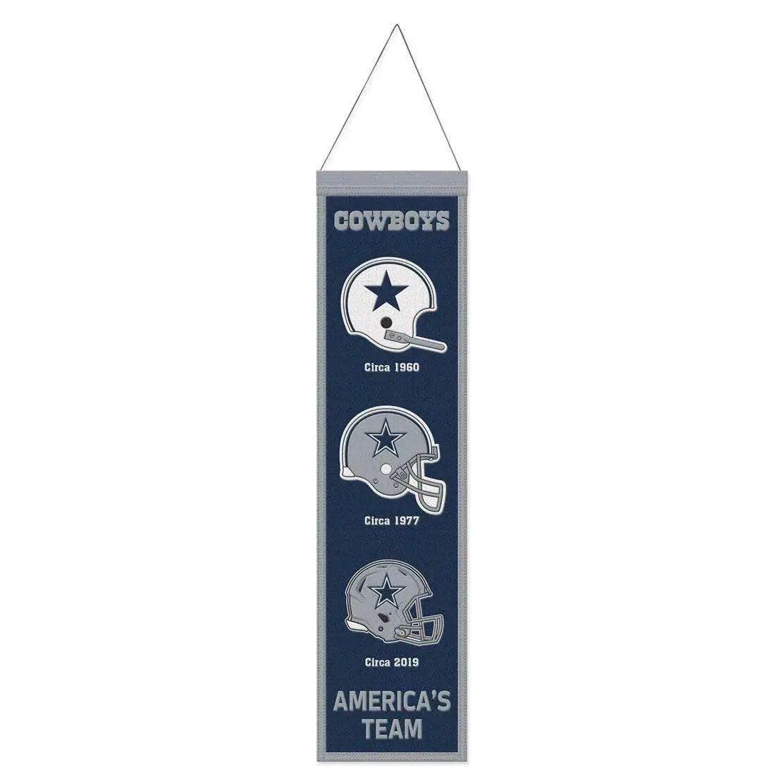  Dallas Cowboys Wool Banner 8x32 Heritage Evolution Wincraft -  ToylandEU™