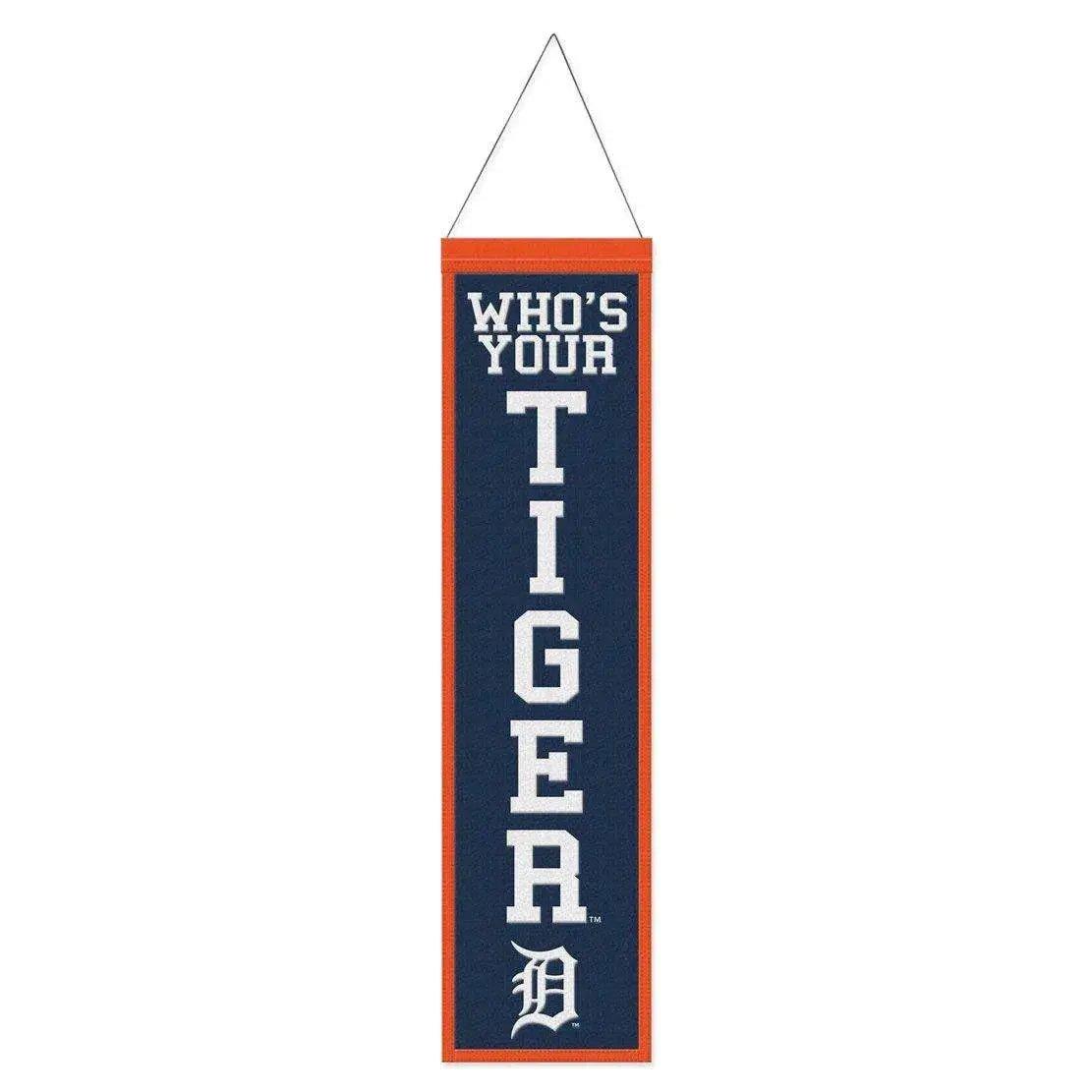  Detroit Tigers Wool Banner 8x32 Heritage Slogan Design -  ToylandEU™