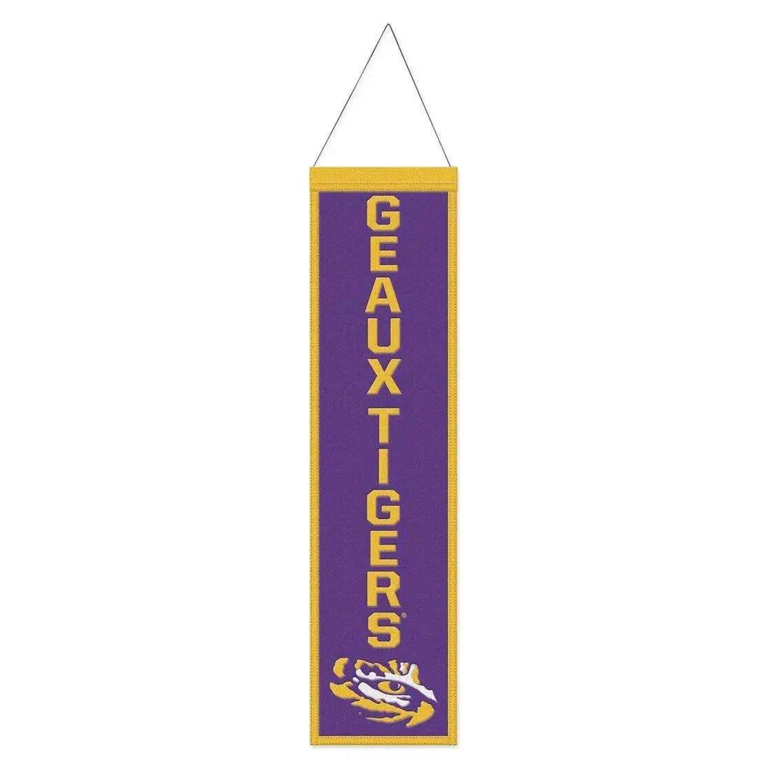  LSU Tigers Wool Banner 8x32 Heritage Slogan Design Edition -  ToylandEU™