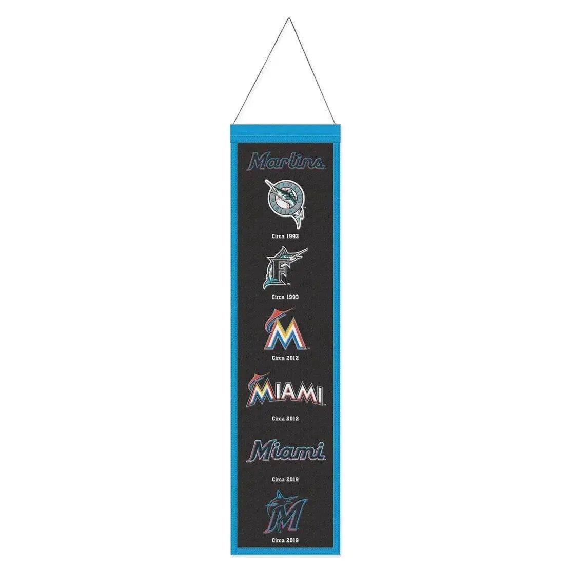  Miami Marlins Wool Banner 8x32 Heritage Evolution Edition -  ToylandEU™