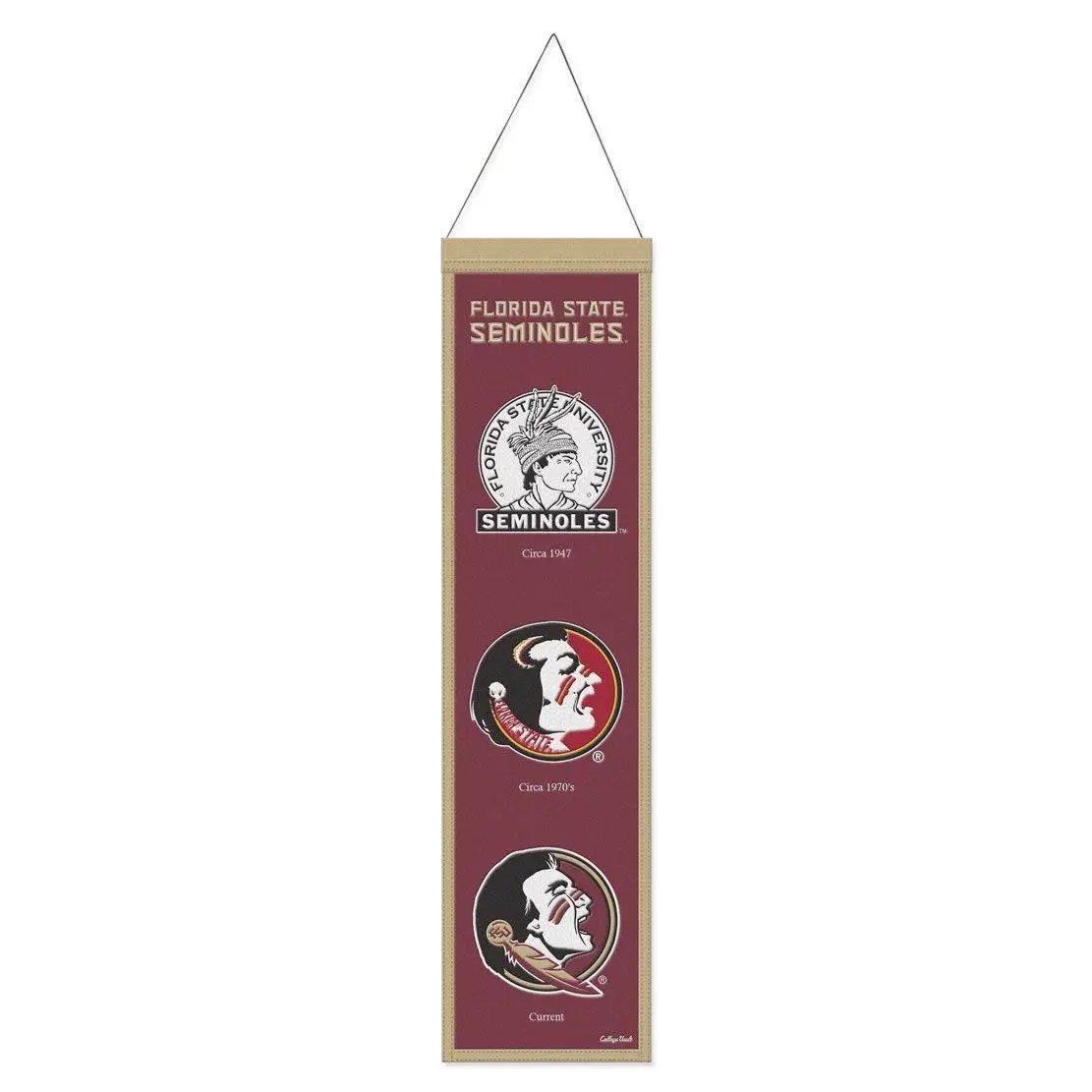  Florida State Seminoles Wool Banner 8x32 Heritage Evolution -  ToylandEU™