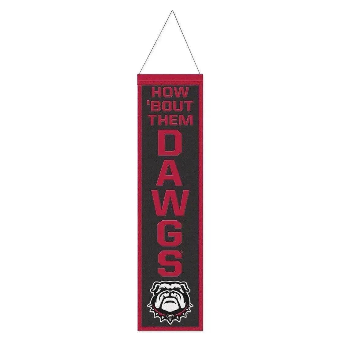  Georgia Bulldogs Wool Banner 8x32 Heritage Slogan Design -  ToylandEU™