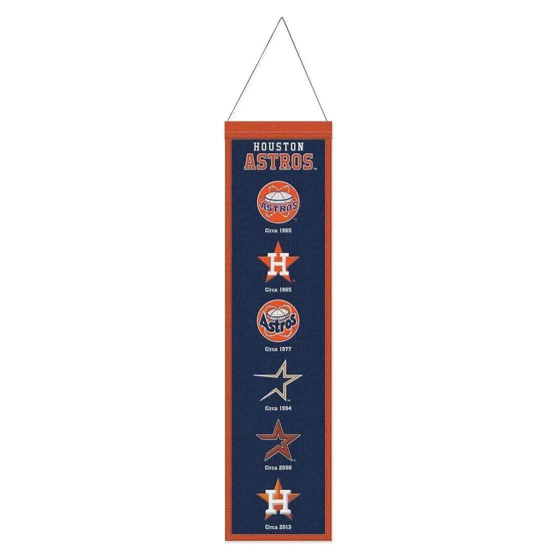  Houston Astros Wool Banner 8x32 Heritage Evolution Design -  ToylandEU™