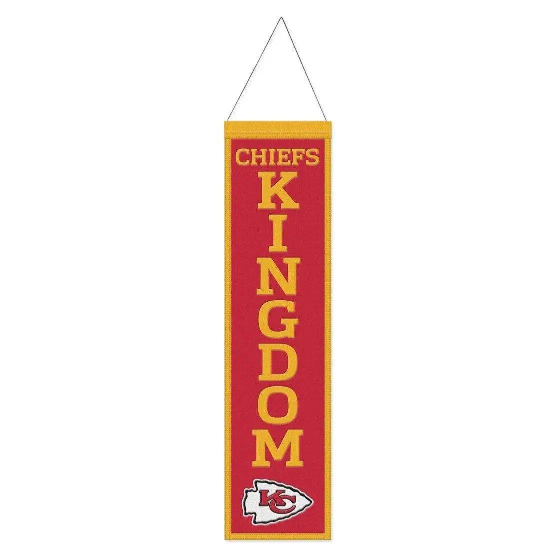  Kansas City Chiefs Wool Banner 8x32 Heritage Slogan -  ToylandEU™