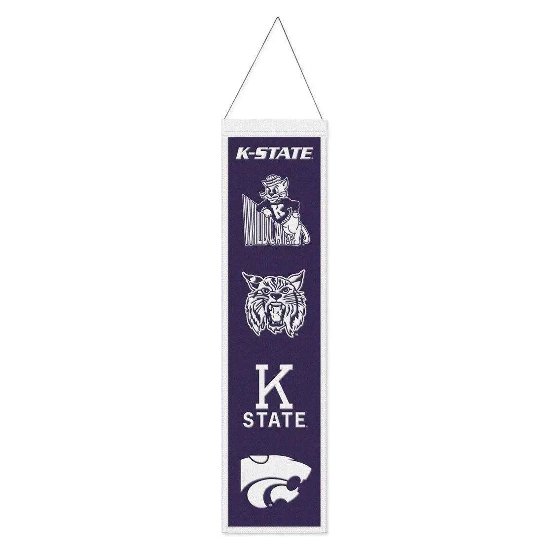  Kansas State Wildcats Wool Banner 8x32 Heritage Evolution -  ToylandEU™