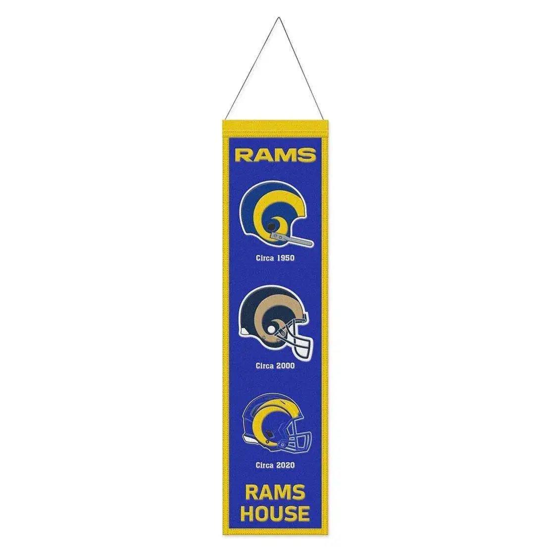  Los Angeles Rams Wool Banner 8x32 Heritage Evolution Design -  ToylandEU™