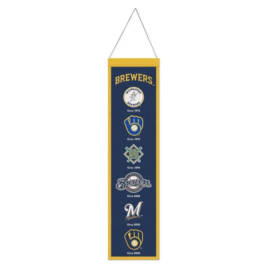  Milwaukee Brewers Wool Banner 8x32 Heritage Evolution -  ToylandEU™