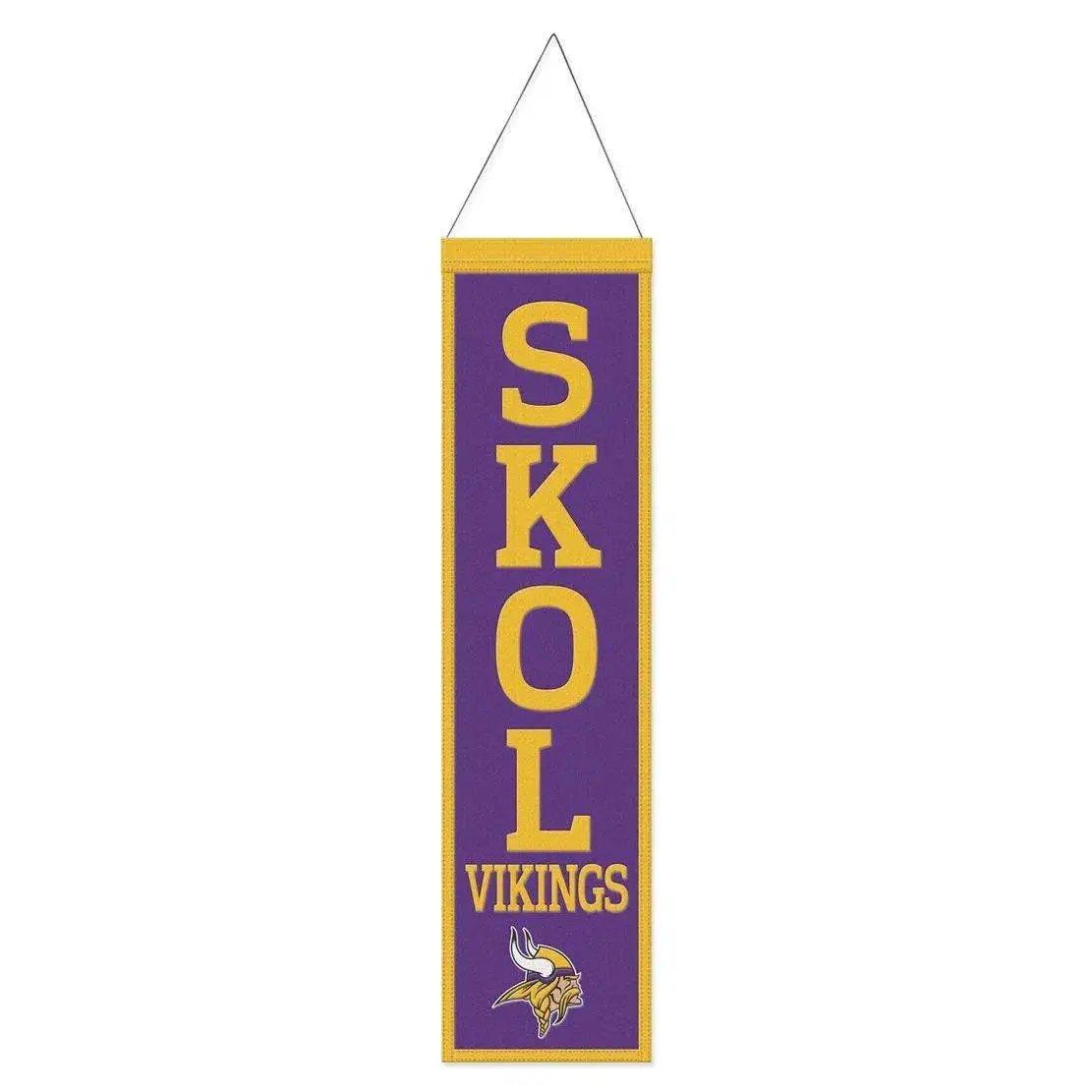 Minnesota Vikings Wool Banner 8x32 Heritage Slogan Design -  ToylandEU™