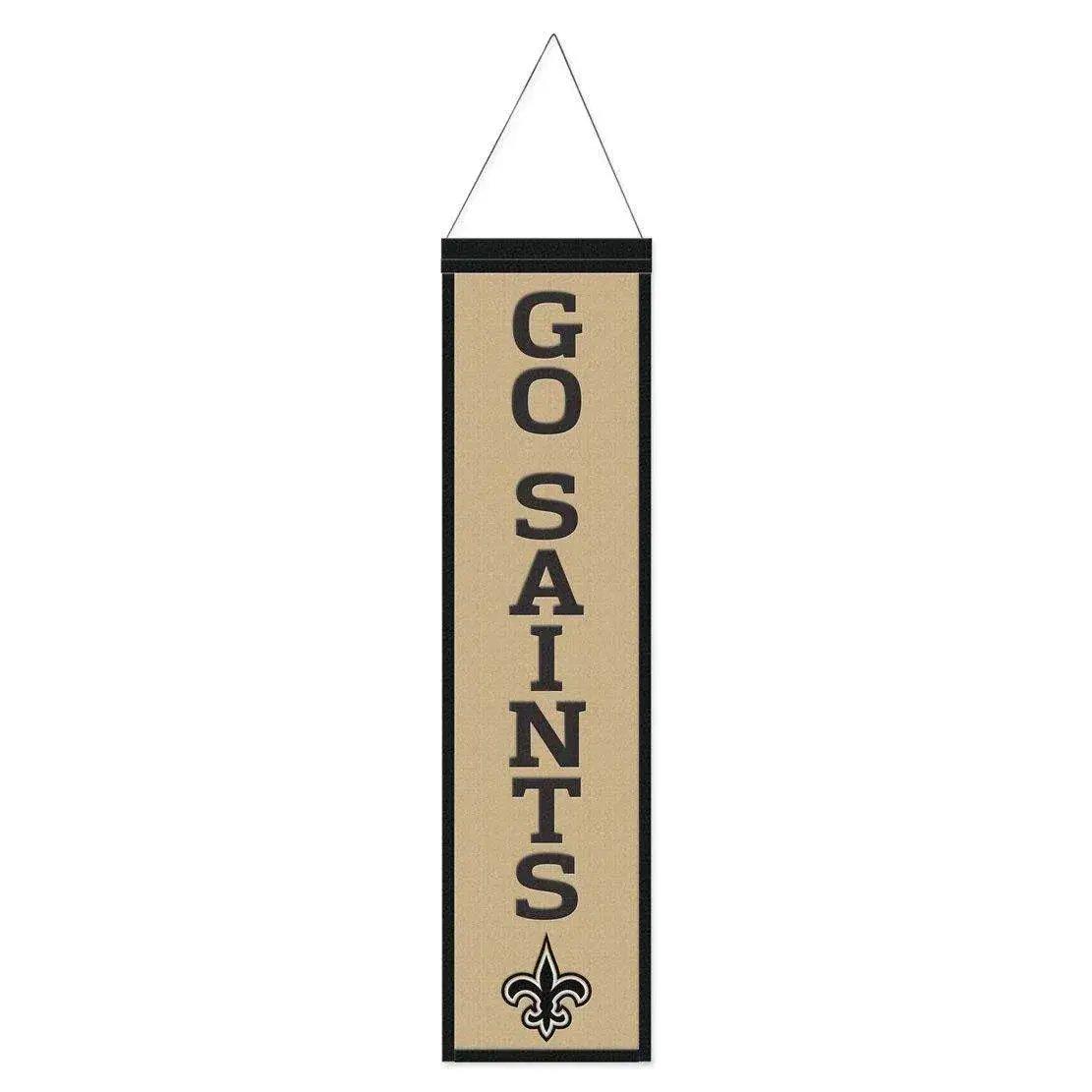  New Orleans Saints Wool Banner 8x32 Heritage Slogan -  ToylandEU™