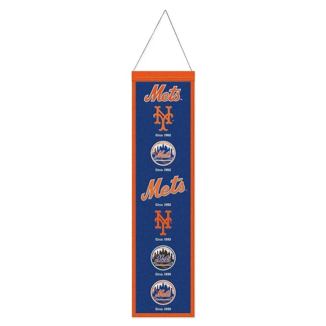  New York Mets Wool Banner 8x32 Heritage Evolution Design -  ToylandEU™