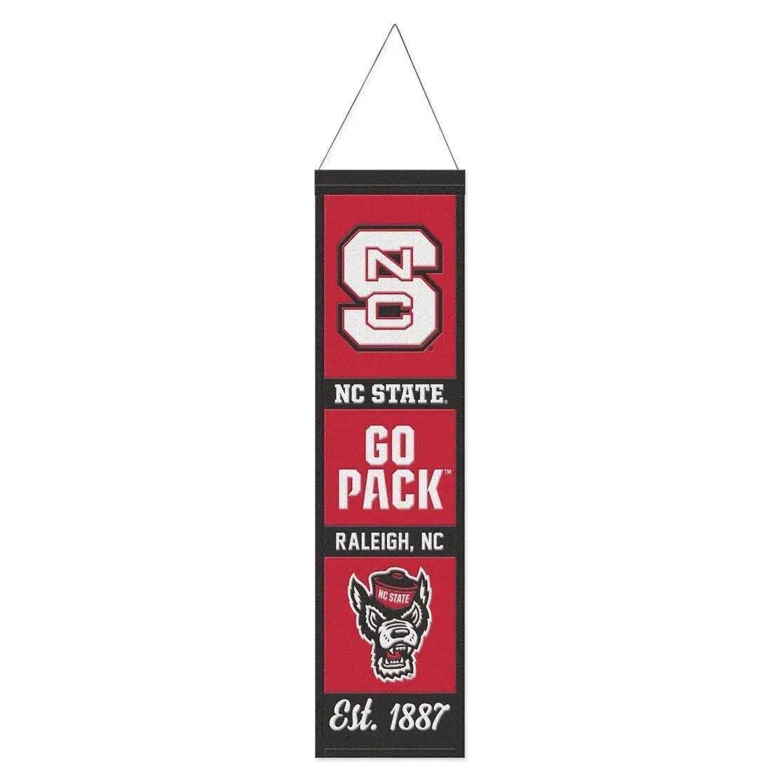  North Carolina State Wolfpack Wool Banner 8X32 Heritage -  ToylandEU™
