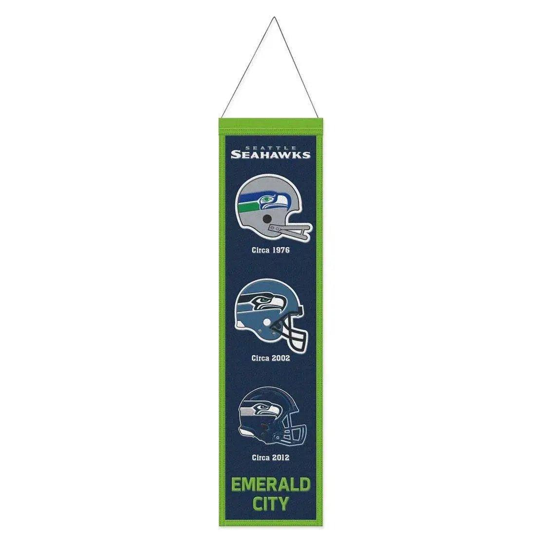  Seattle Seahawks Wool Banner 8x32 Heritage Evolution Design -  ToylandEU™
