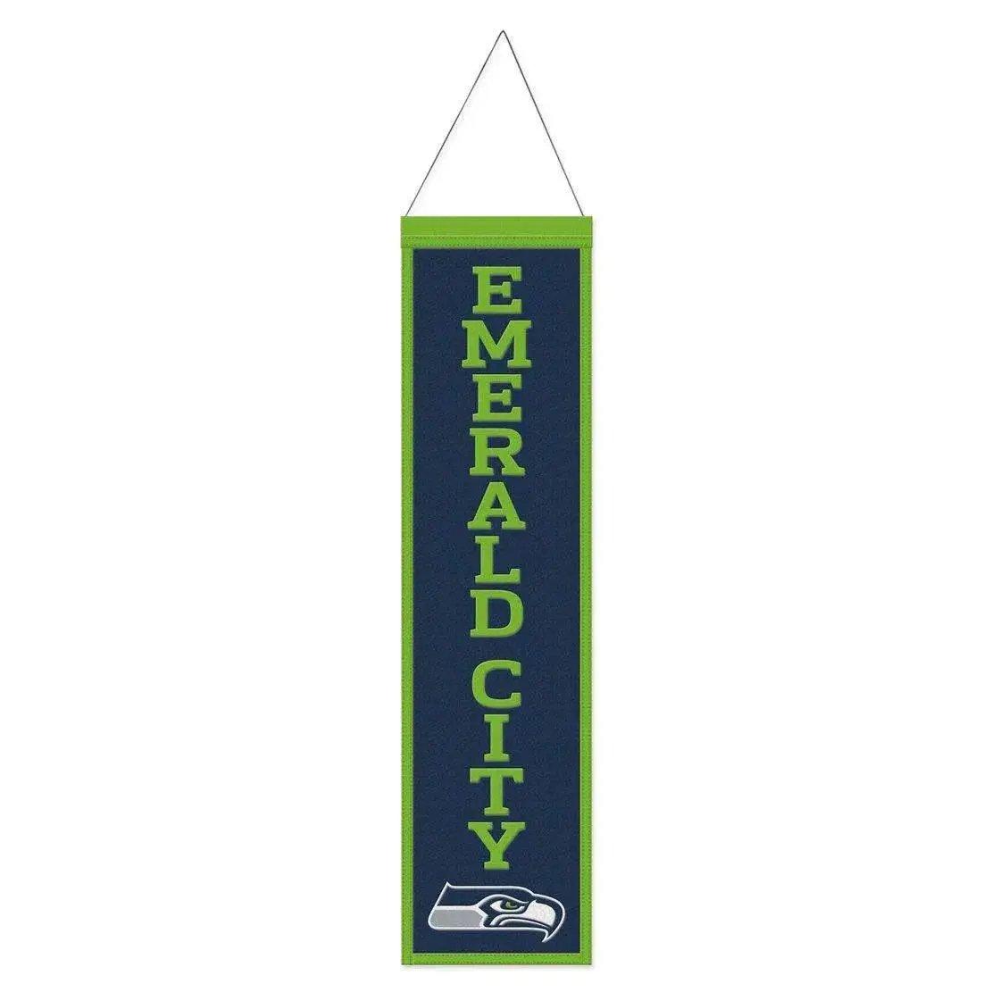  Seattle Seahawks Wool Banner 8x32 Heritage Slogan Design -  ToylandEU™
