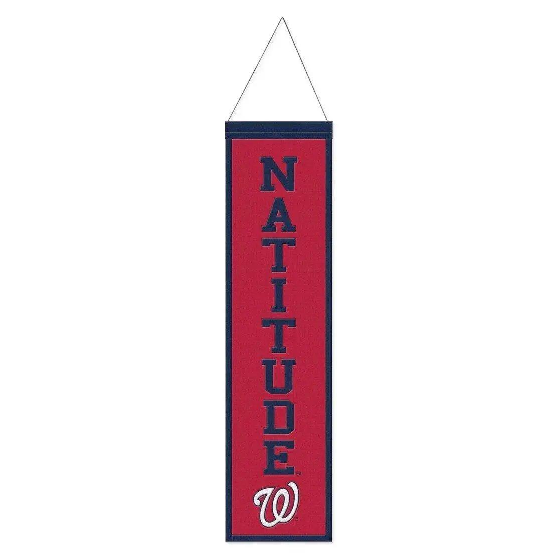  Washington Nationals Wool Banner 8x32 Heritage Slogan -  ToylandEU™