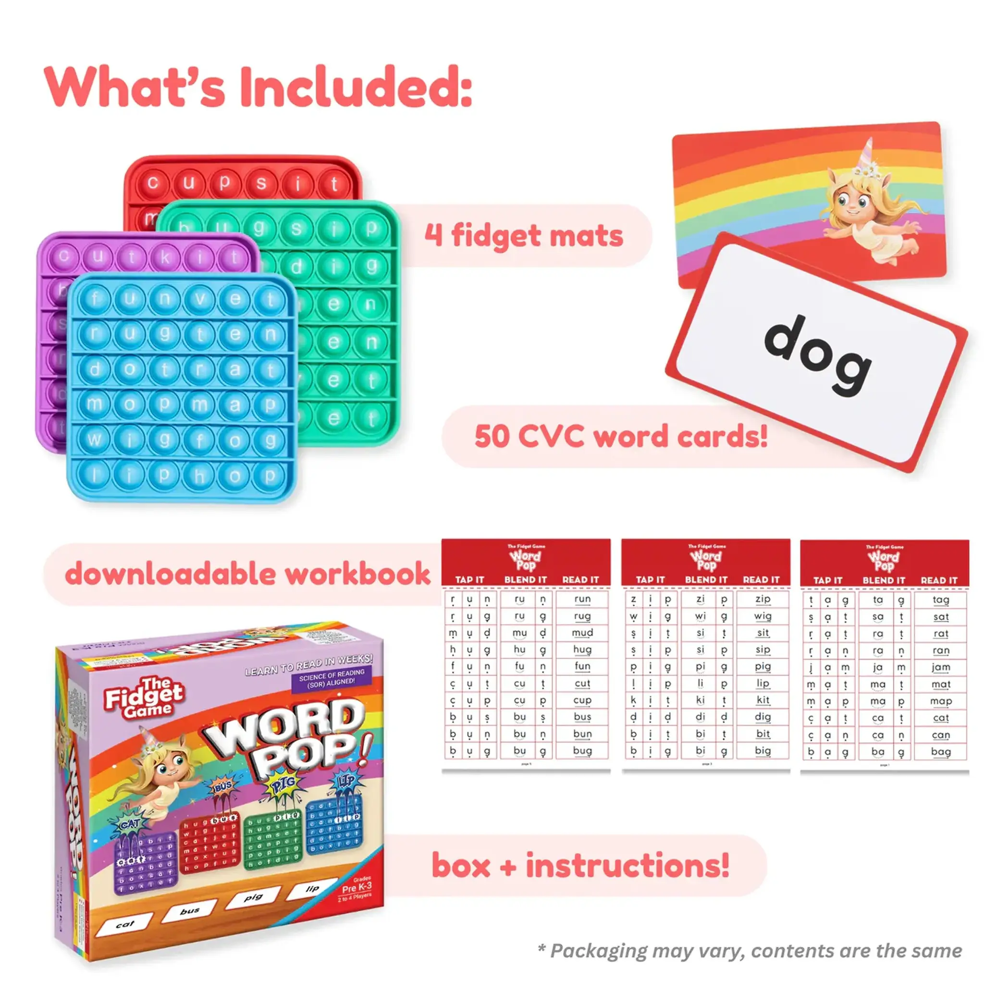 Word Pop! - The Fidget Games