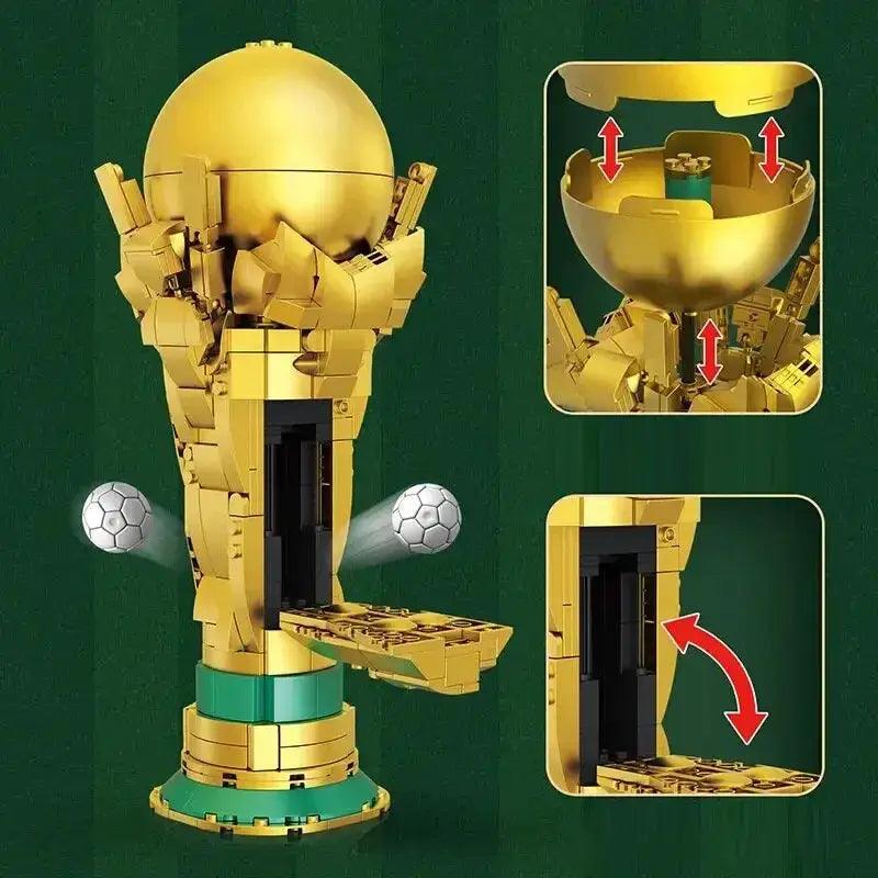  World Football Trophy Blocks Lego Compatible Golden Boot -  ToylandEU™
