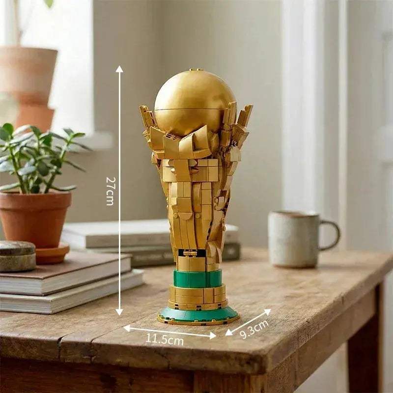 World Football Trophy Building Blocks Golden Boot Set - ToylandEU