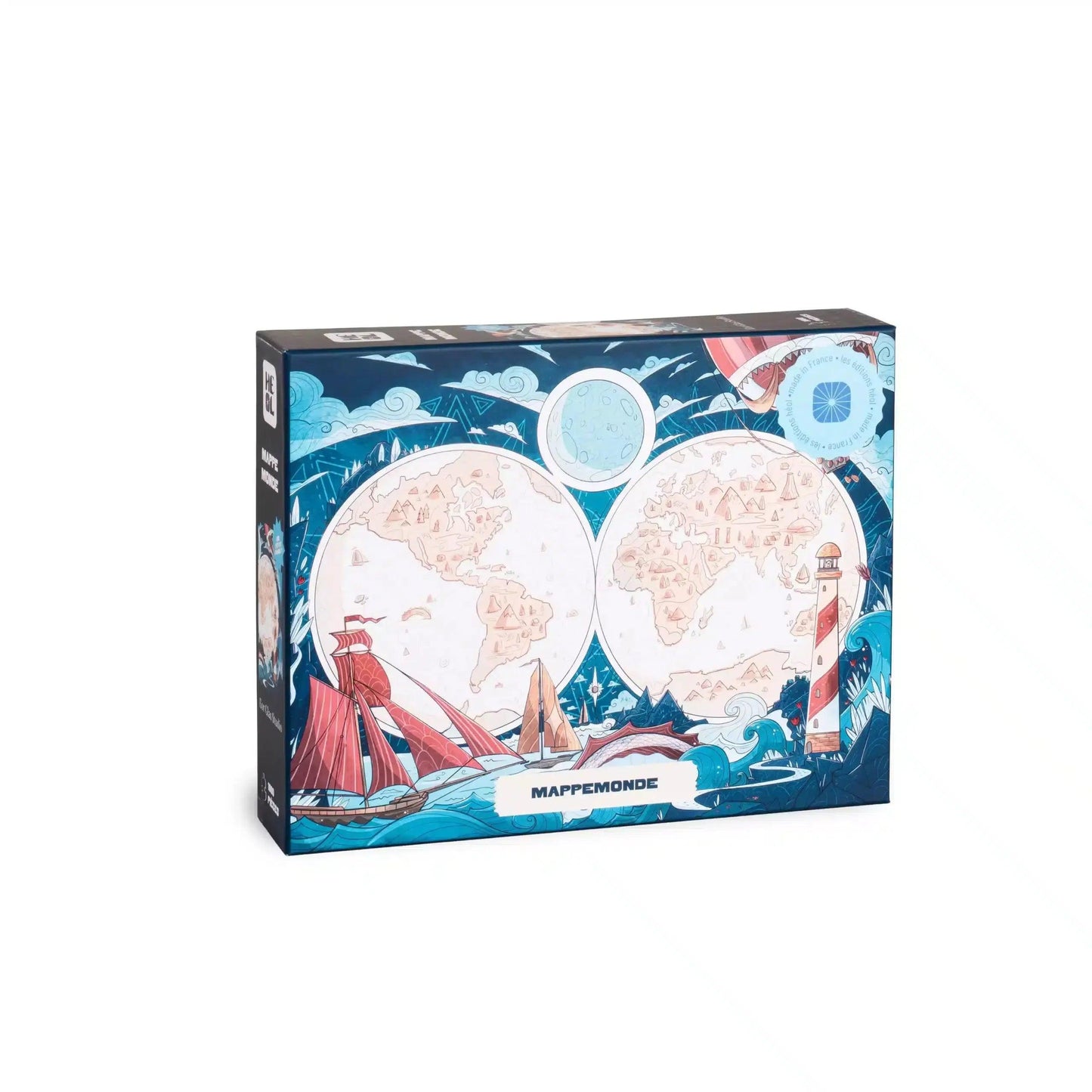 World Map 1000 Piece Premium Jigsaw Puzzle By Heol